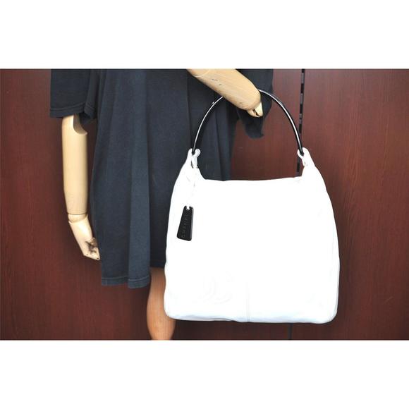 Auth Chanel Lamb Skin Cc Logo Shoulder #75353C96B - Picture 12 of 15